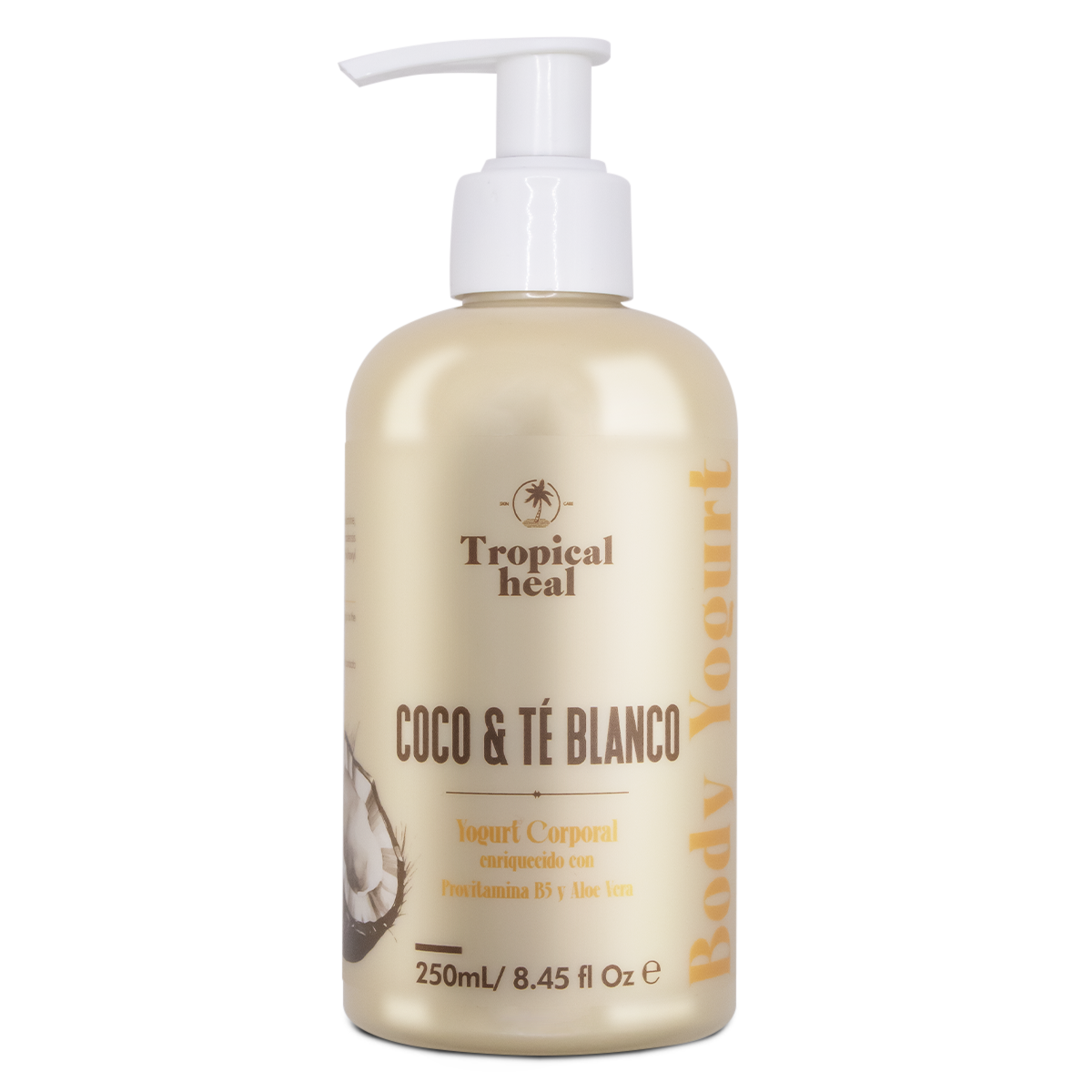 Body Yogurt Coco y Té Blanco - Yogurt corporal hidratante enriquecido con provitamina B5